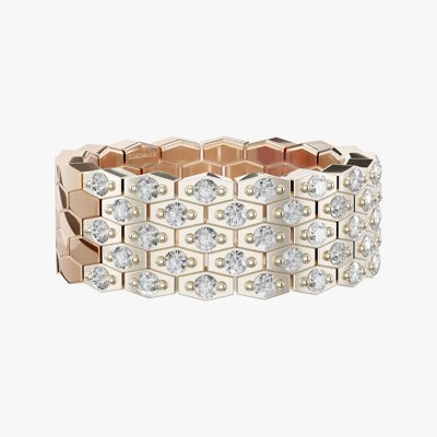 Longbow Diamond Ring - 5 Rows